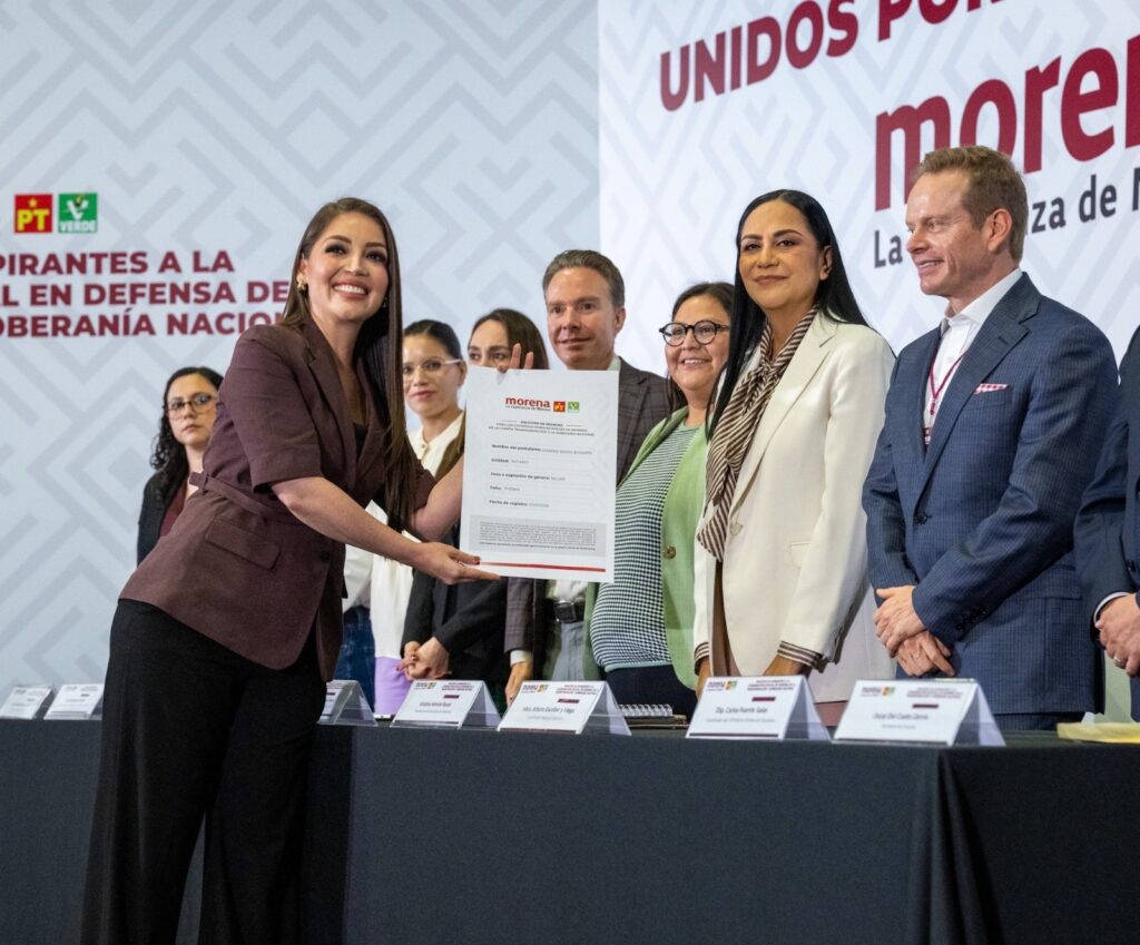JASMÍN BUGARÍN SE REGISTRA Y SE CONSOLIDA COMO LA ASPIRANTE MÁS COMPETITIVA DE LA 4T PARA LA GUBERNATURA DE NAYARIT EN 2027